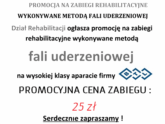 fala-uderzeniowa Fizykoterapia i Kinezyterapia